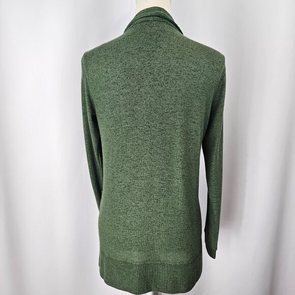 Bobeau Women's Green Open Front Long Sleeve Lightweight Cardigan Size PS NWT - Picture 8 of 15